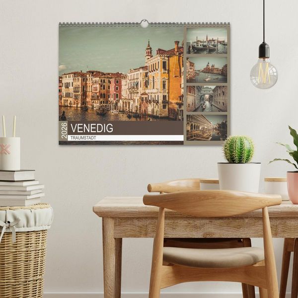 Produktbild: Traumstadt Venedig (Wandkalender 2026 DIN A3 quer), CALVENDO Monatskalender