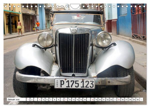 Produktbild: Englische Roadster - Oldtimer Schmuckst&uuml;cke der F&uuml;nfziger Jahre (Wandkalender 2026 DIN A4 quer), CALVENDO Monatskalender