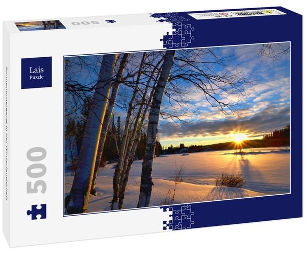 Lais Puzzle Sonnenuntergang in der Winterlandschaft 500 Teile