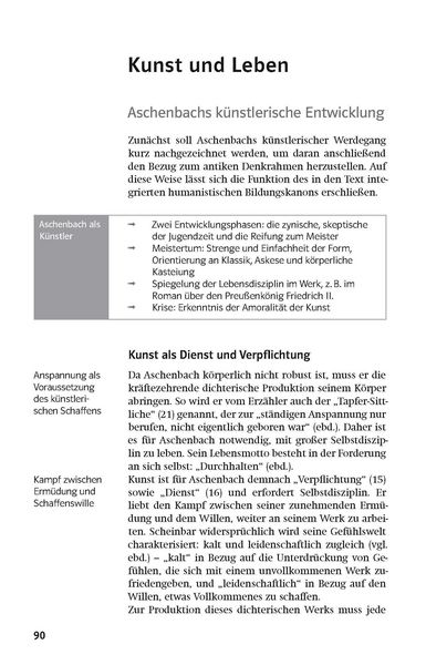 Produktbild: Klett Lekt&uuml;rehilfen Thomas Mann, Der Tod in Venedig