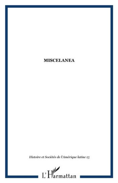 Produktbild: Miscelanea