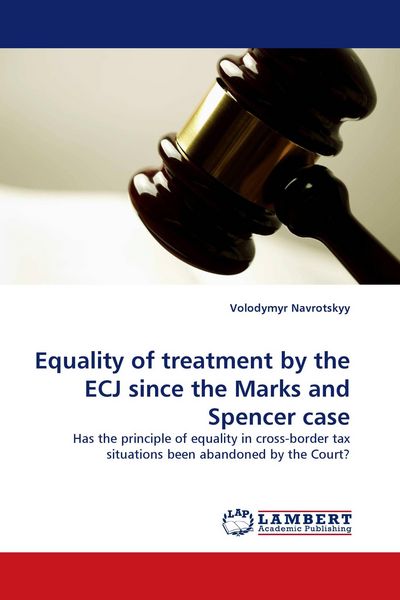 Produktbild: Equality of treatment by the ECJ since the Marks and Spencer case