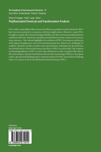 Produktbild: Polyfluorinated Chemicals and Transformation Products