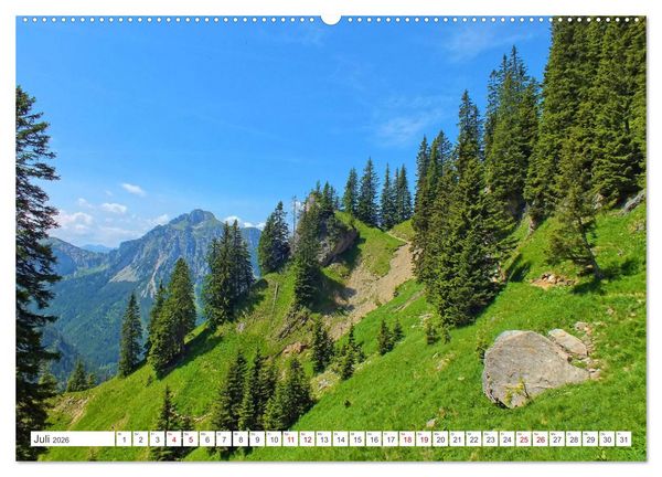 Produktbild: Wanderlust im Schwangau - Impressionen einer grandiosen bayerischen Landschaft (hochwertiger Premium Wandkalender 2026 DIN A2 quer), Kunstdruck in Hochglanz