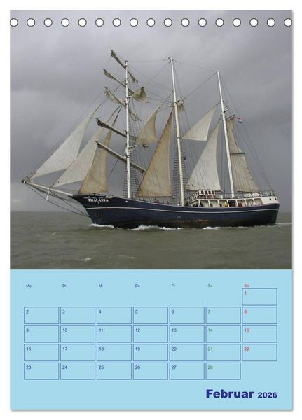 Produktbild: Seefahrer Romantik 2026 (Tischkalender 2026 DIN A5 hoch), CALVENDO Monatskalender