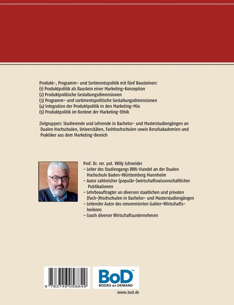Produktbild: Einf&uuml;hrung in die Produkt-, Programm- und Sortimentspolitik