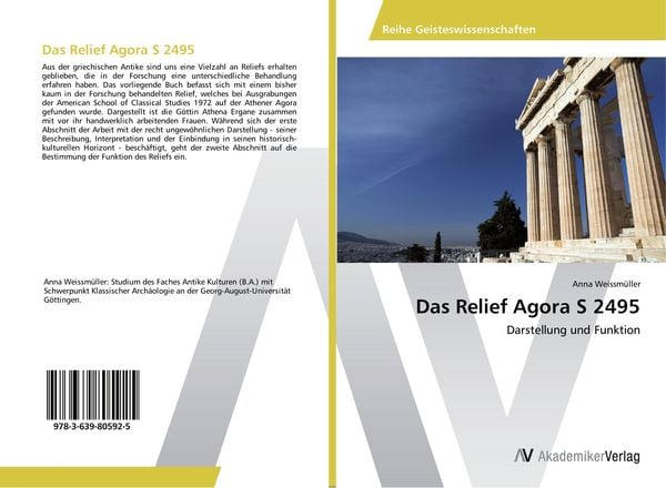 Das Relief Agora S 2495, Taschenbuch von Anna Weissmüller, AV Akademikerverlag, 9783639805925