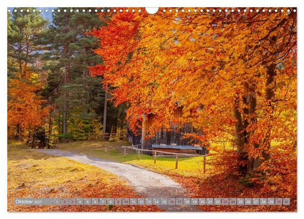 Produktbild: Herbst. Die letzten Farben des Jahres (Wandkalender 2027 DIN A3 quer), CALVENDO Monatskalender