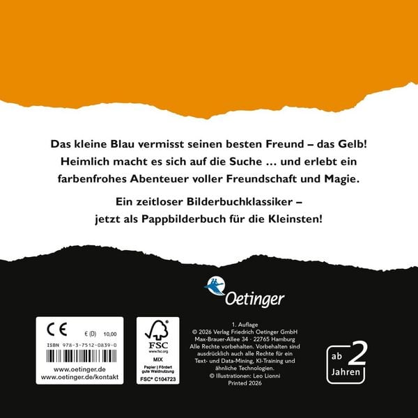 Produktbild: Das kleine Blau und das kleine Gelb