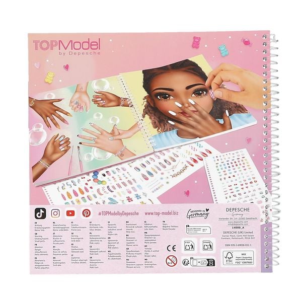 Produktbild: TOPModel Hand Designer Malbuch