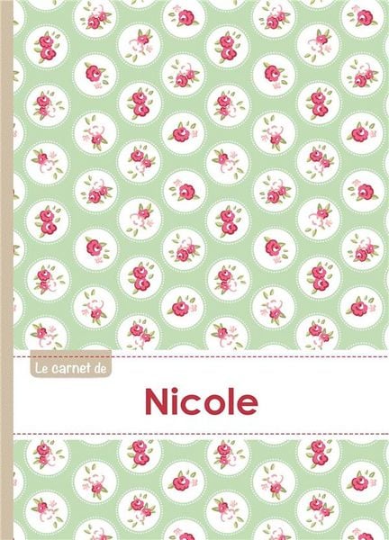 Produktbild: Carnet nicole lignes,96p,a5