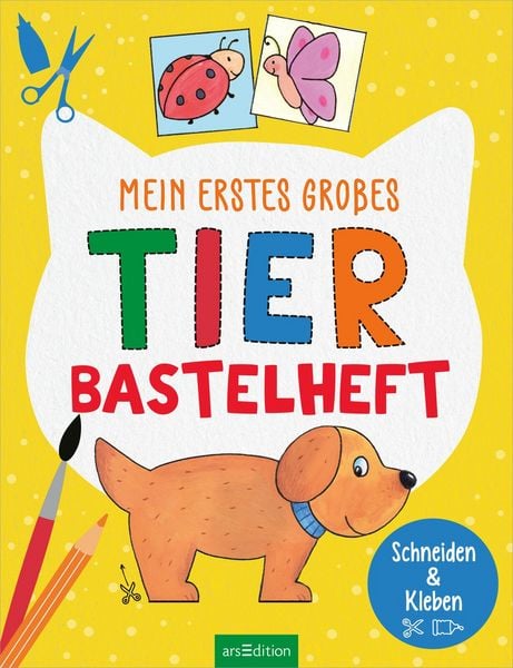 Produktbild: Mein erstes gro&szlig;es Tier-Bastelheft