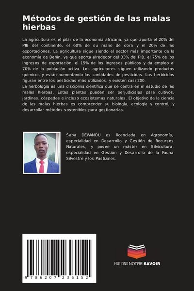 Produktbild: M&eacute;todos de gesti&oacute;n de las malas hierbas