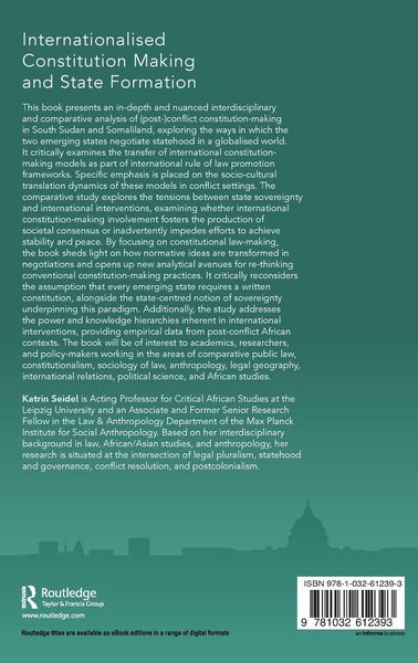 Produktbild: Internationalised Constitution Making and State Formation