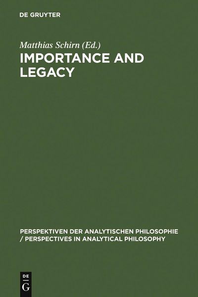 Produktbild: Importance and Legacy