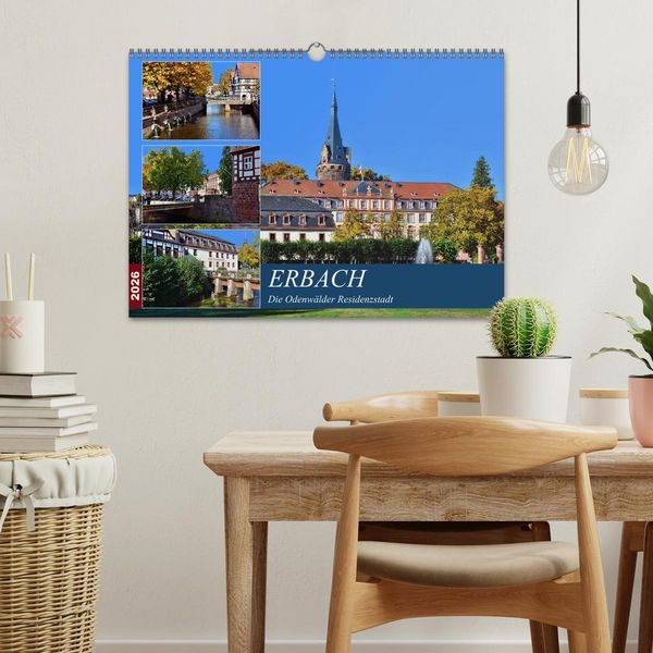 Produktbild: Erbach - Die Odenw&auml;lder Residenzstadt (Wandkalender 2026 DIN A3 quer), CALVENDO Monatskalender