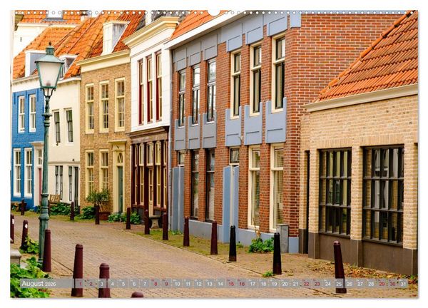 Produktbild: Ein Blick auf Vlissingen in Zeeland (Wandkalender 2026 DIN A2 quer), CALVENDO Monatskalender