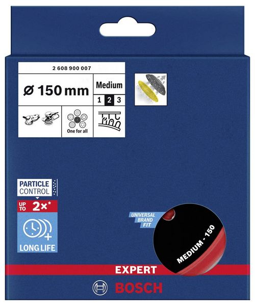 Produktbild: Bosch Accessories 2608900007 EXPERT Multihole Universalst&uuml;tzteller, 150&nbsp;mm, Medium Durchmesser 150 mm