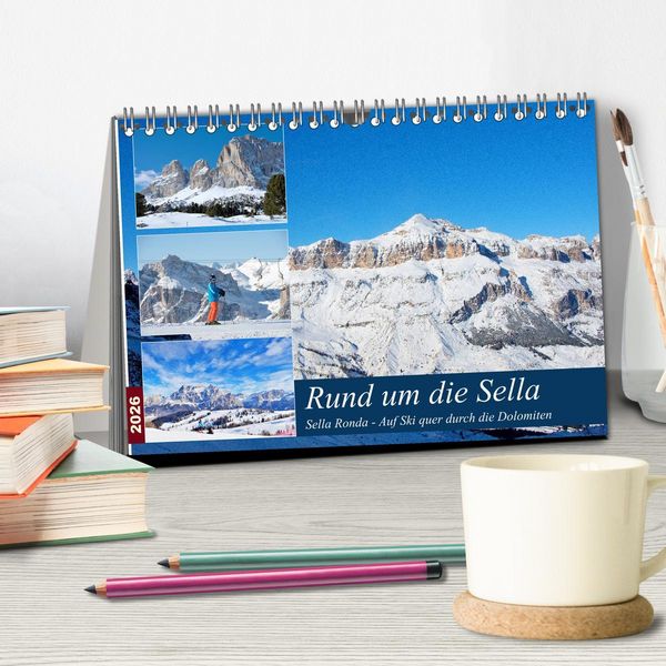 Produktbild: Sella Ronda (Tischkalender 2026 DIN A5 quer), CALVENDO Monatskalender