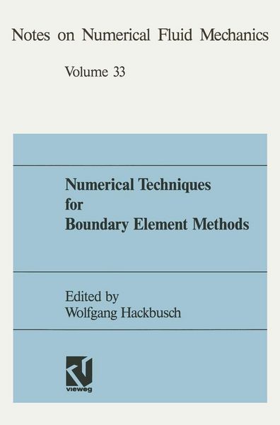 Produktbild: Numerical Techniques for Boundary Element Methods