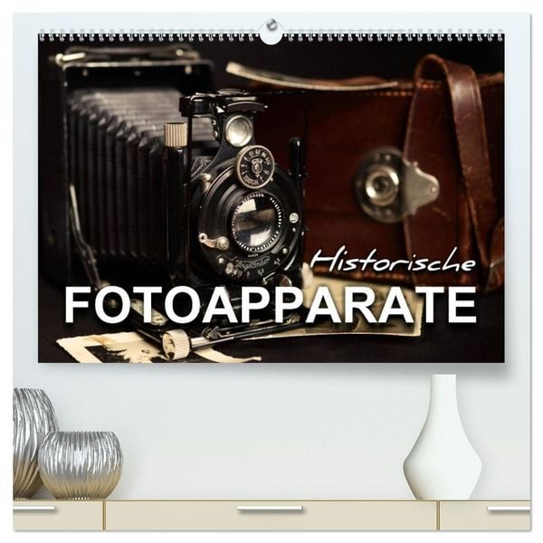 Produktbild: Historische Fotoapparate (hochwertiger Premium Wandkalender 2026 DIN A2 quer), Kunstdruck in Hochglanz