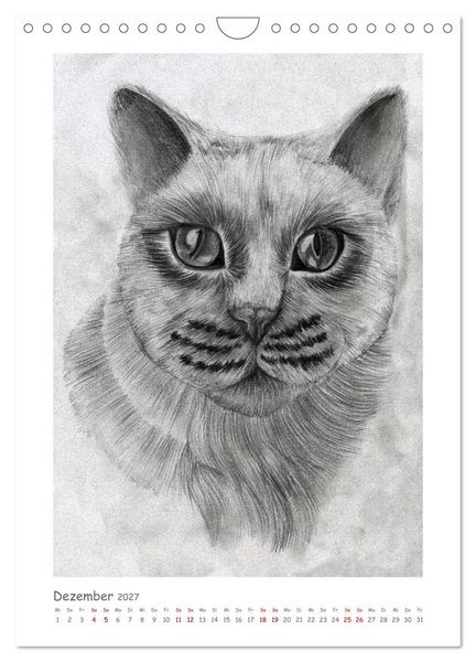 Produktbild: Die Sprache der Augen: Die Seele von Hund und Katze in handgemalten Portr&auml;ts (Wandkalender 2027 DIN A4 hoch), CALVENDO Monatskalender