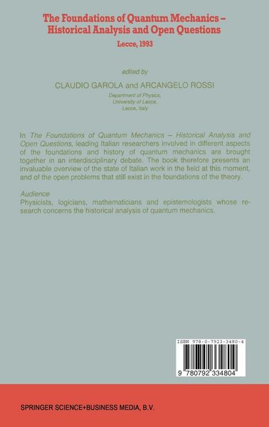 Produktbild: The Foundations of Quantum Mechanics