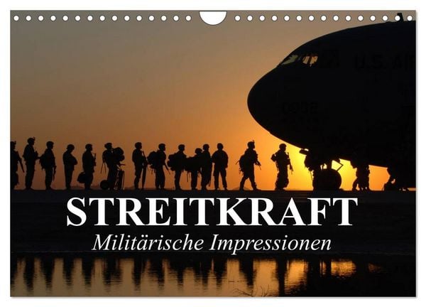 Produktbild: Streitkraft. Milit&auml;rische Impressionen (Wandkalender 2026 DIN A4 quer), CALVENDO Monatskalender