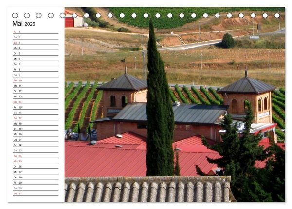 Produktbild: Jakobsweg - Camino Frances (Tischkalender 2026 DIN A5 quer), CALVENDO Monatskalender
