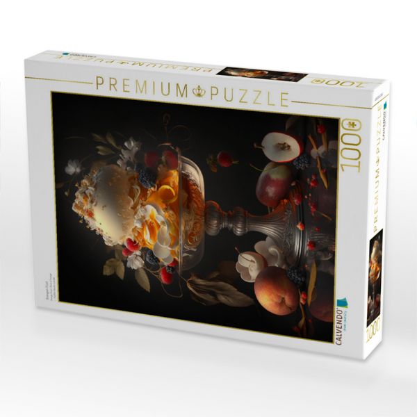 Produktbild: CALVENDO Puzzle Orangen-Frost | 1000 Teile Lege-Gr&ouml;&szlig;e 64x48cm Foto-Puzzle f&uuml;r gl&uuml;ckliche Stunden