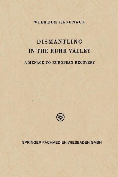 Produktbild: Dismantling in the Ruhr Valley