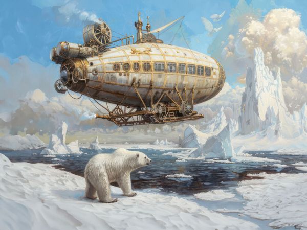 Produktbild: CALVENDO Puzzle Steampunk-Luftschiffe | 1000 Teile Lege-Gr&ouml;&szlig;e 64x48cm Foto-Puzzle f&uuml;r gl&uuml;ckliche Stunden