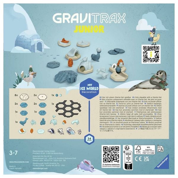 Ravensburger 23748 - GraviTrax Junior Extension Ice