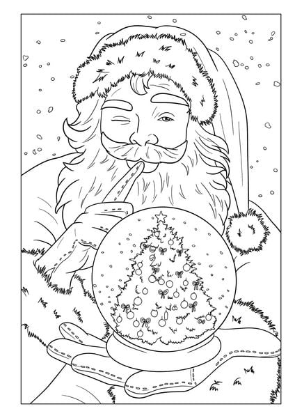 Produktbild: Malbuch Weihnachten f&uuml;r die ganze Familie mit 50 festlichen Ausmalbildern