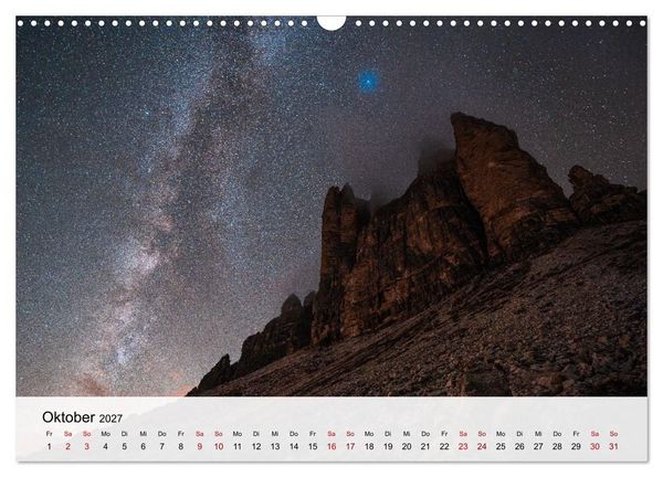 Produktbild: Die Dolomiten - Faszination Berge (Wandkalender 2027 DIN A3 quer), CALVENDO Monatskalender