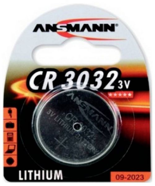 Produktbild: Ansmann Knopfzelle CR3032 3V 1 St. 550 mAh Lithium