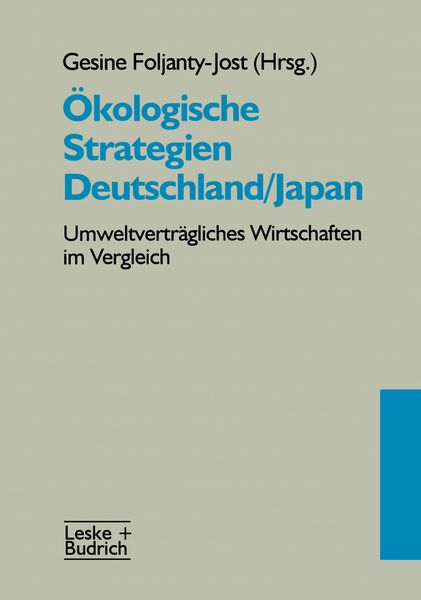 Produktbild: &Ouml;kologische Strategien Deutschland/Japan