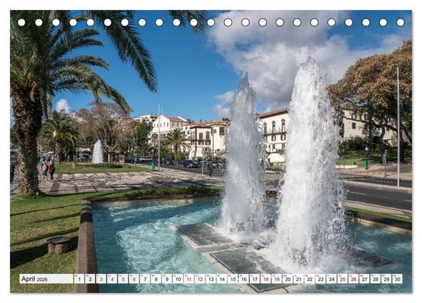 Produktbild: Madeira - Funchal (Tischkalender 2026 DIN A5 quer), CALVENDO Monatskalender