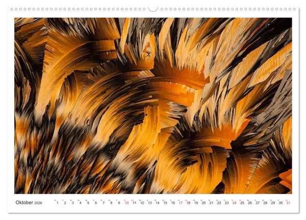 Produktbild: Fantastische Welten Mikrokristalle (hochwertiger Premium Wandkalender 2026 DIN A2 quer), Kunstdruck in Hochglanz
