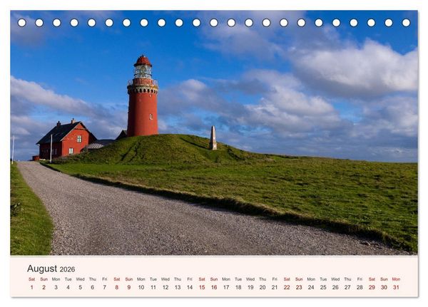 Produktbild: The Charm of Denmark's North Sea (Desk Calendar 2026 DIN A5 landscape), CALVENDO 12 Month DeskCalendar
