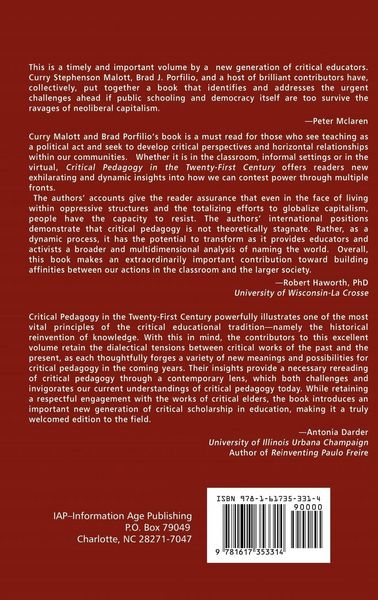 Produktbild: Critical Pedagogy in the Twenty-First Century