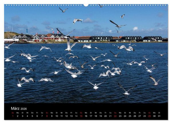 Produktbild: D&auml;nemark - Umgebung von Hvide Sande (hochwertiger Premium Wandkalender 2026 DIN A2 quer), Kunstdruck in Hochglanz