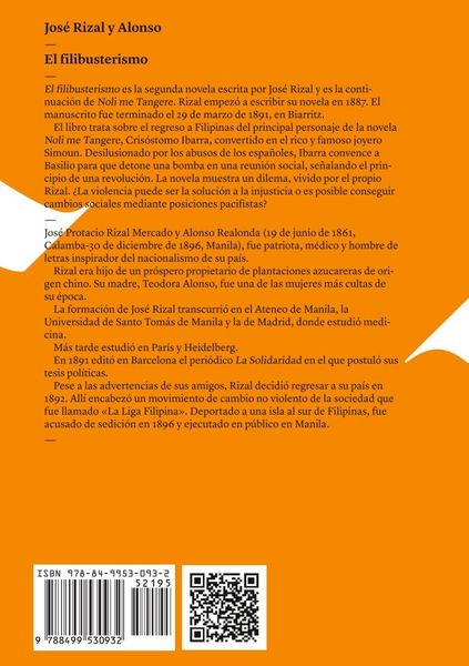 Produktbild: El filibusterismo