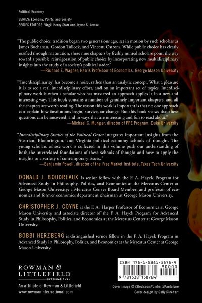 Produktbild: Interdisciplinary Studies of the Political Order
