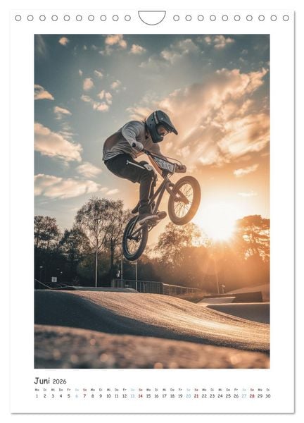 Produktbild: BMX Action (Wandkalender 2026 DIN A4 hoch), CALVENDO Monatskalender