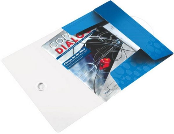 Produktbild: LEITZ&reg; Gummibandmappe WOW, blau
