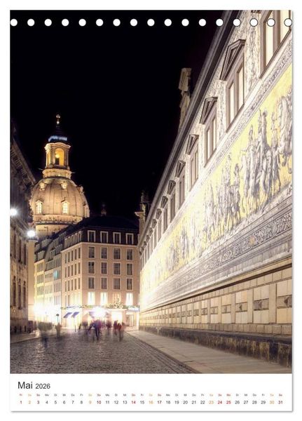 Produktbild: Highlights in Dresden (Tischkalender 2026 DIN A5 hoch), CALVENDO Monatskalender