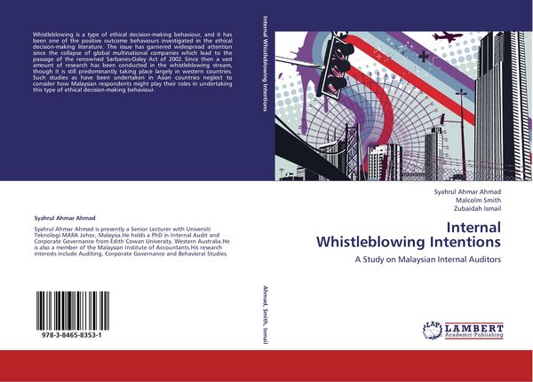 Produktbild: Internal Auditors and Internal Whistleblowing Intentions