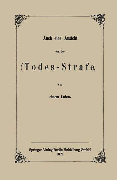 Produktbild: Auch eine Ansicht von der Todes-Strafe