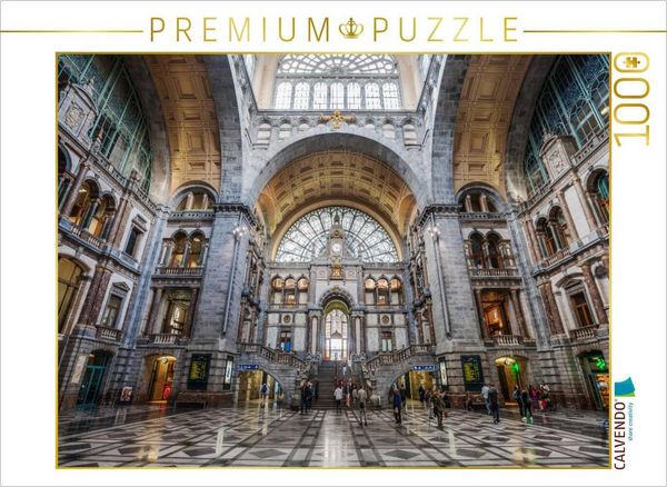 Produktbild: CALVENDO Puzzle Historischer Bahnhof | 1000 Teile Lege-Gr&ouml;&szlig;e 64x48cm Foto-Puzzle f&uuml;r gl&uuml;ckliche Stunden